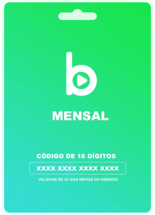 Gift Card BTV - Mensal