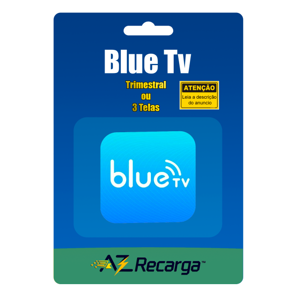 Blue Tv Trimestral ou 3 telas