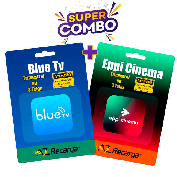 Combo Blue Tv + Eppi Trimestral ou 3 Telas